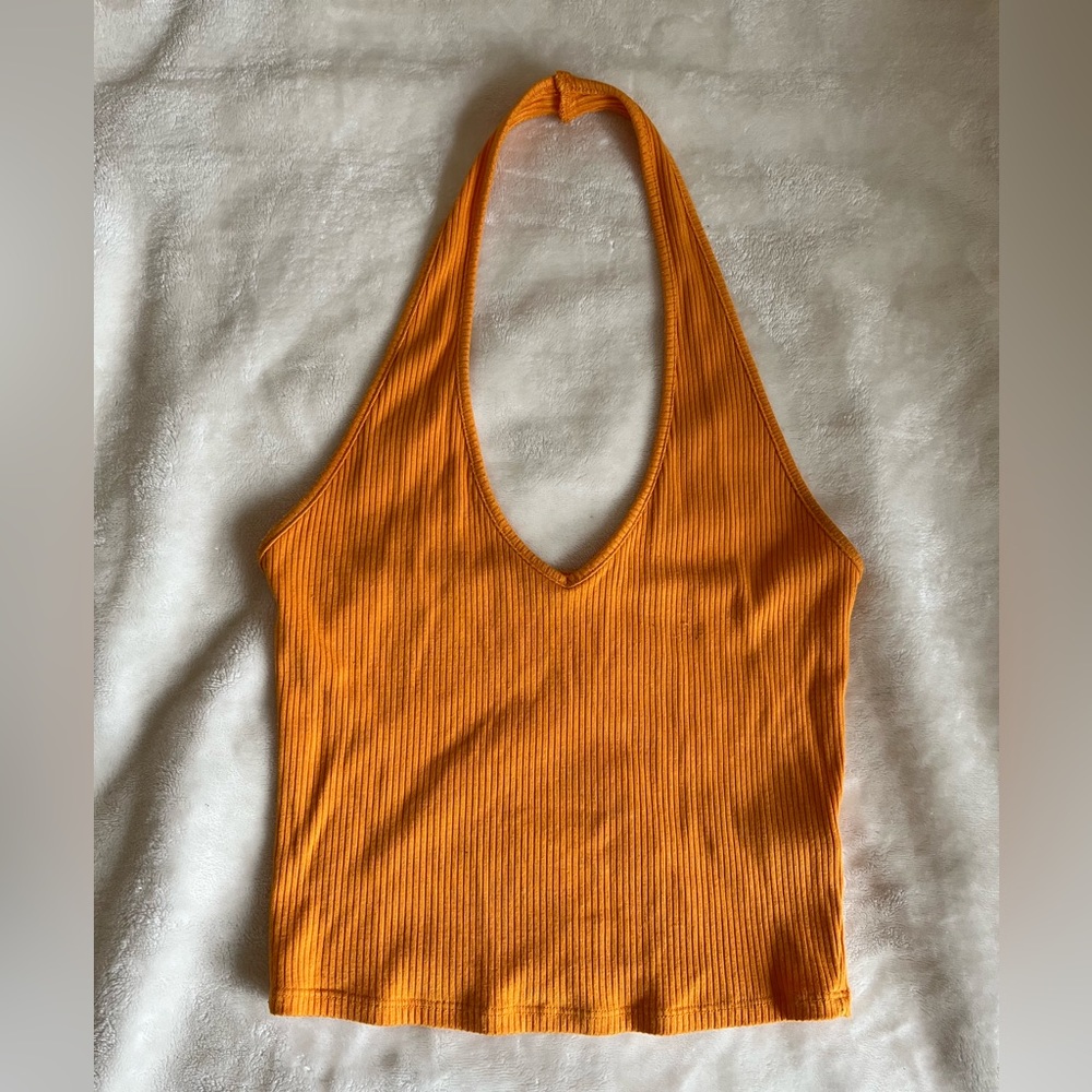 Garage Yellow Halter Top